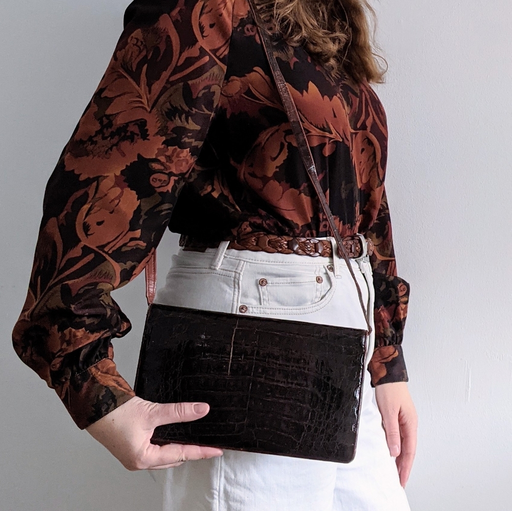 1960’s Genuine Crocodile Skin Purse